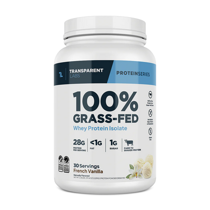 Whey Protein Isolate
100% Grass-Fed