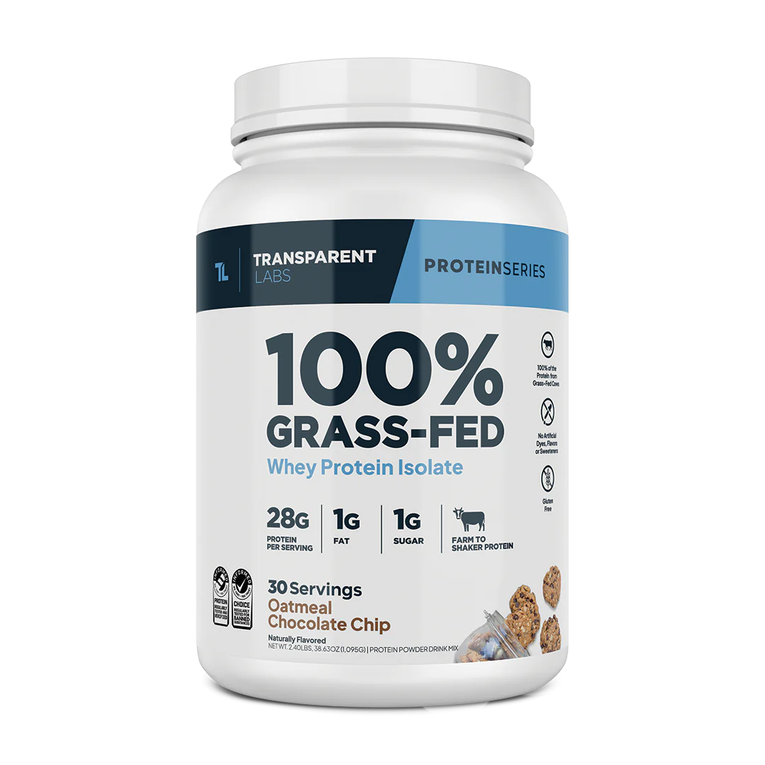 Whey Protein Isolate
100% Grass-Fed