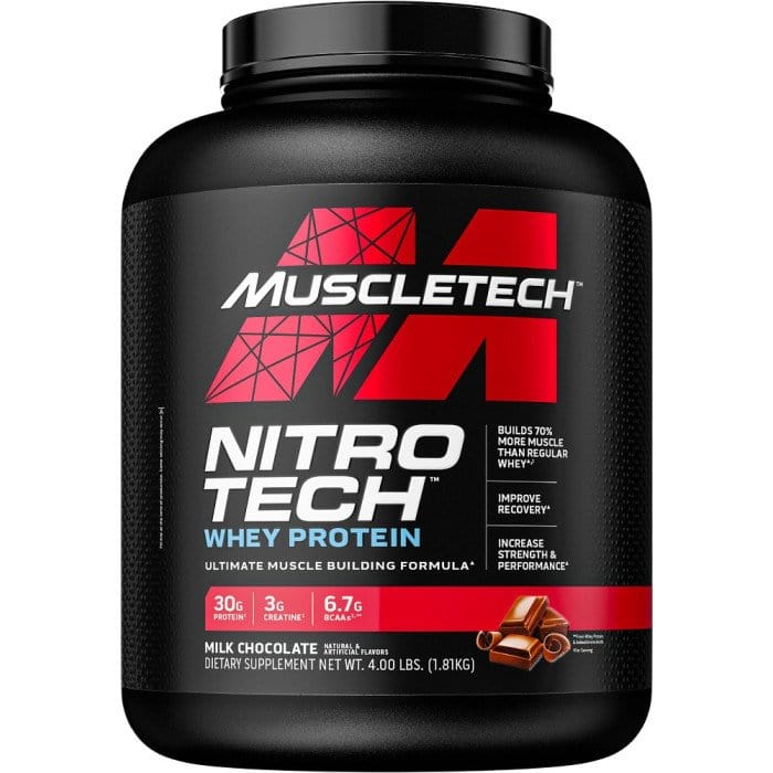 NITROTECH WHEY 4lbs - Nutritional Supplement Store NJ - Best Vitamins online New Jersey - fitland.nj